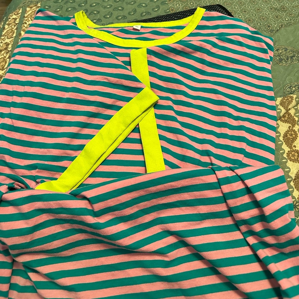 Fun oversized knit shirt